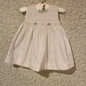 smocked infant dress